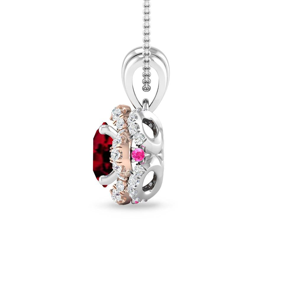 White Gold - Garnet