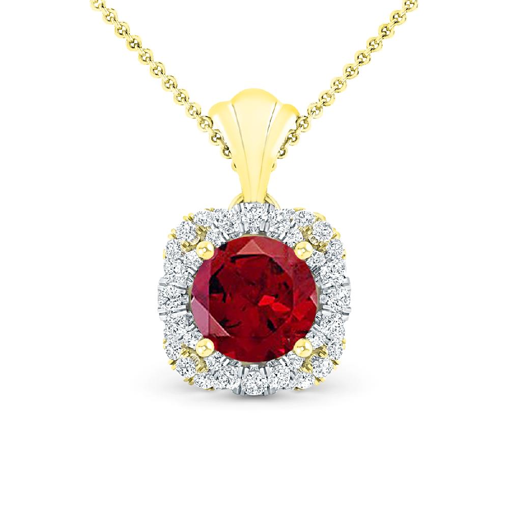 Yellow Gold - Garnet