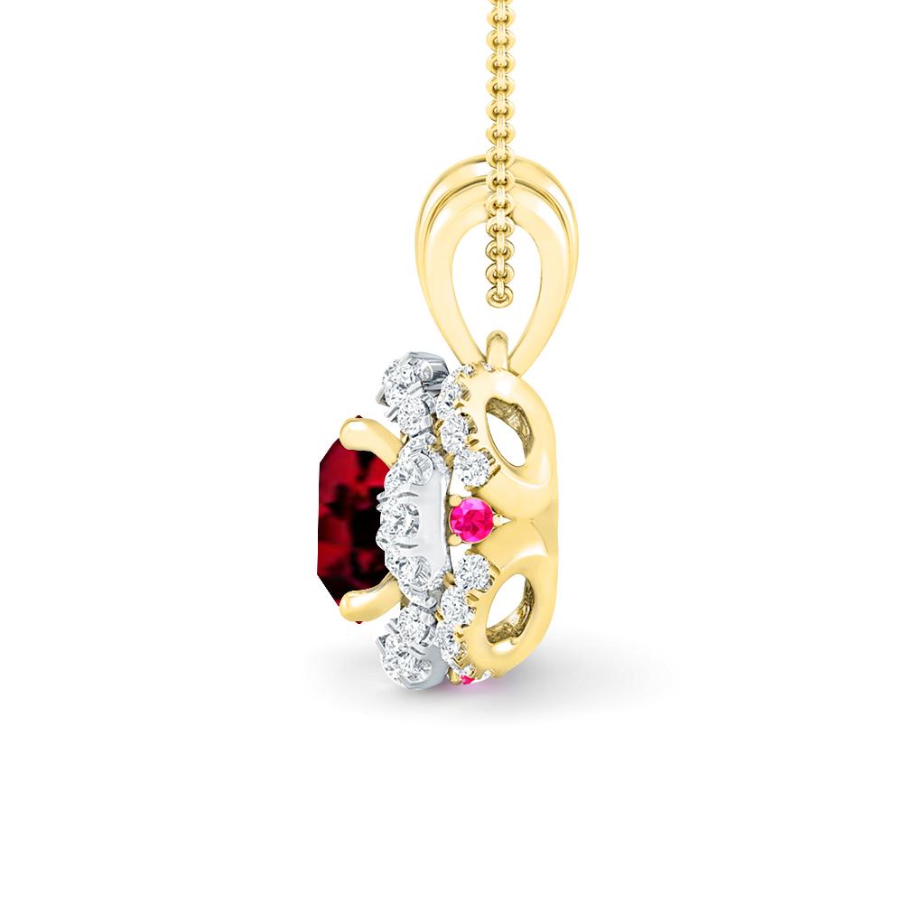 Yellow Gold - Garnet