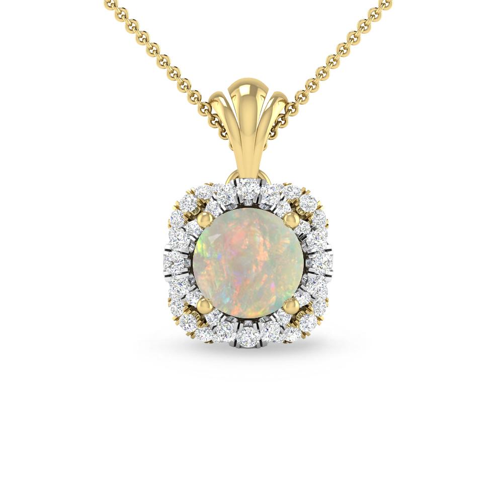 Yellow Gold - Opal