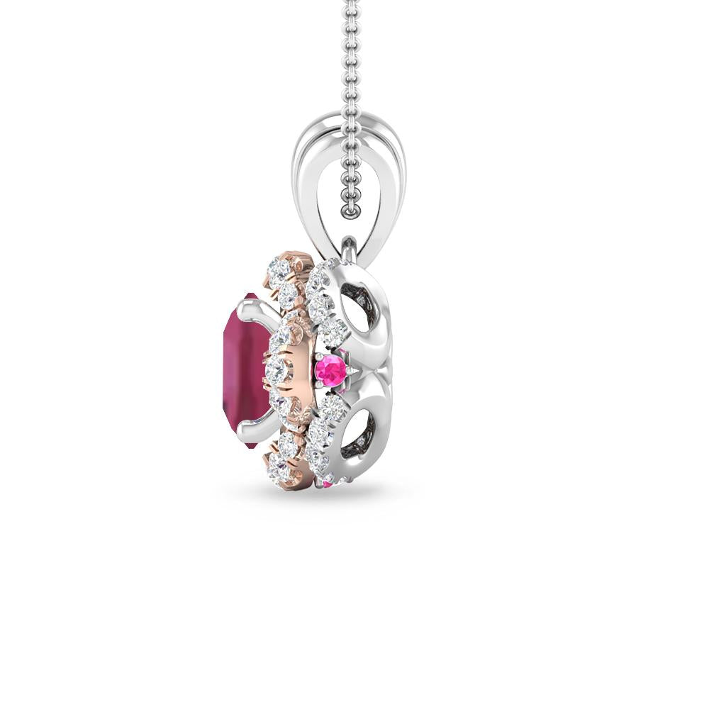 White Gold - Pink Tourmaline