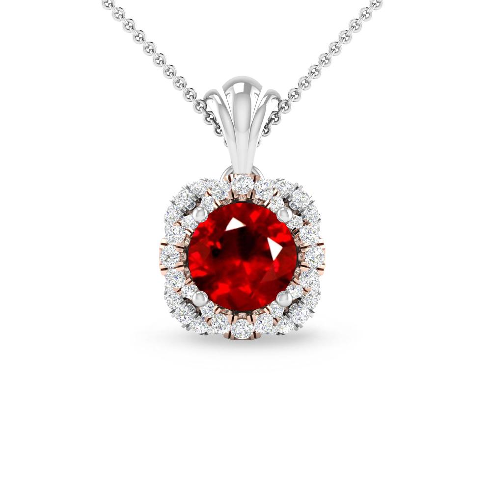 White Gold - Ruby