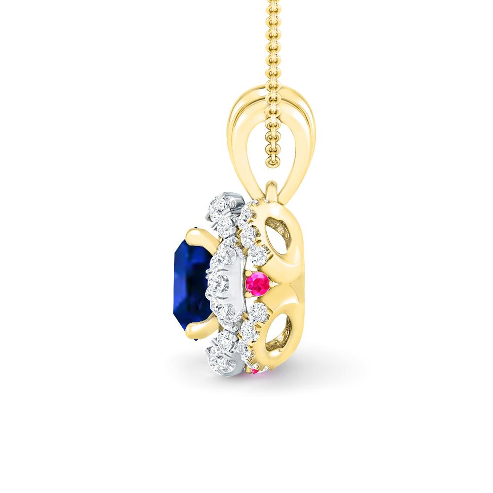 Yellow Gold - Sapphire