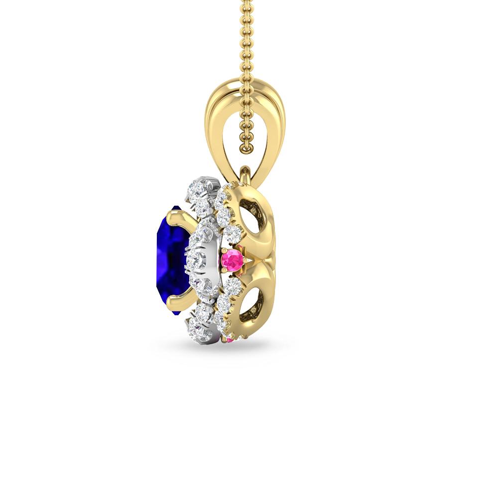 Yellow Gold - Tanzanite