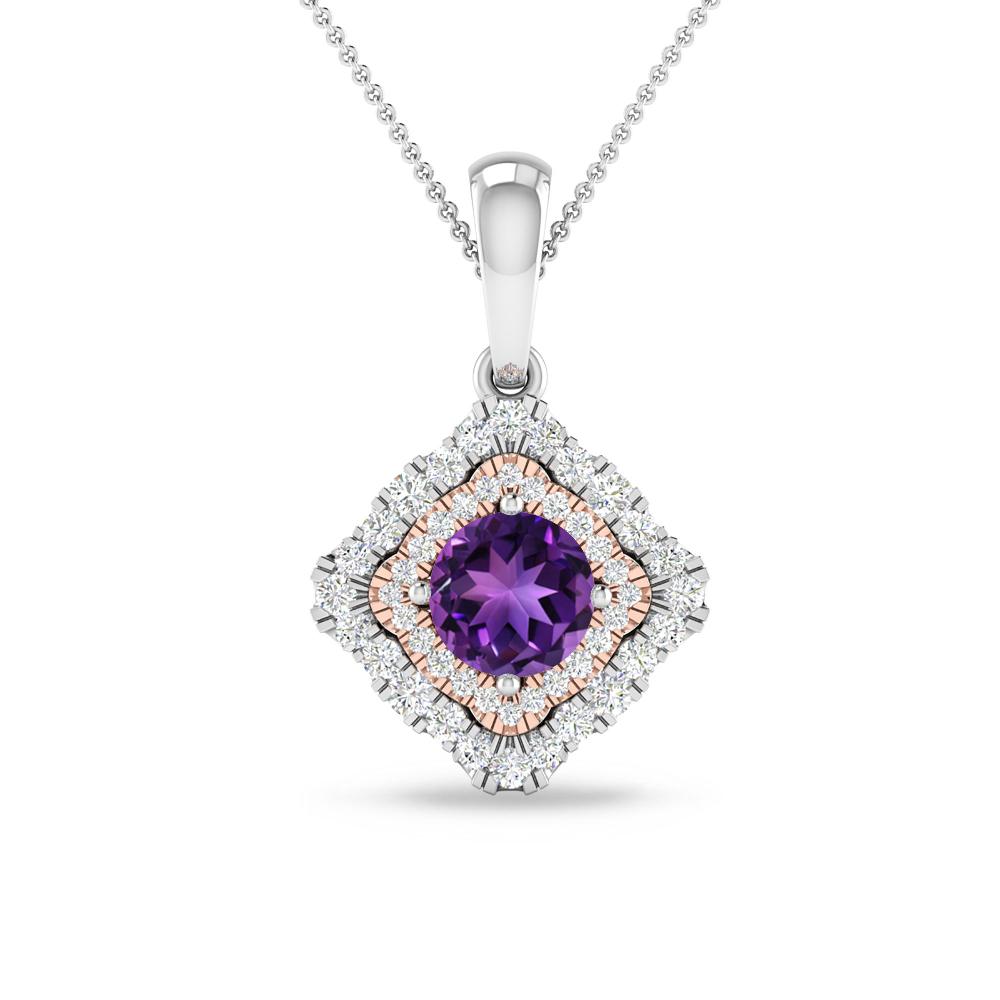 White Gold - Amethyst