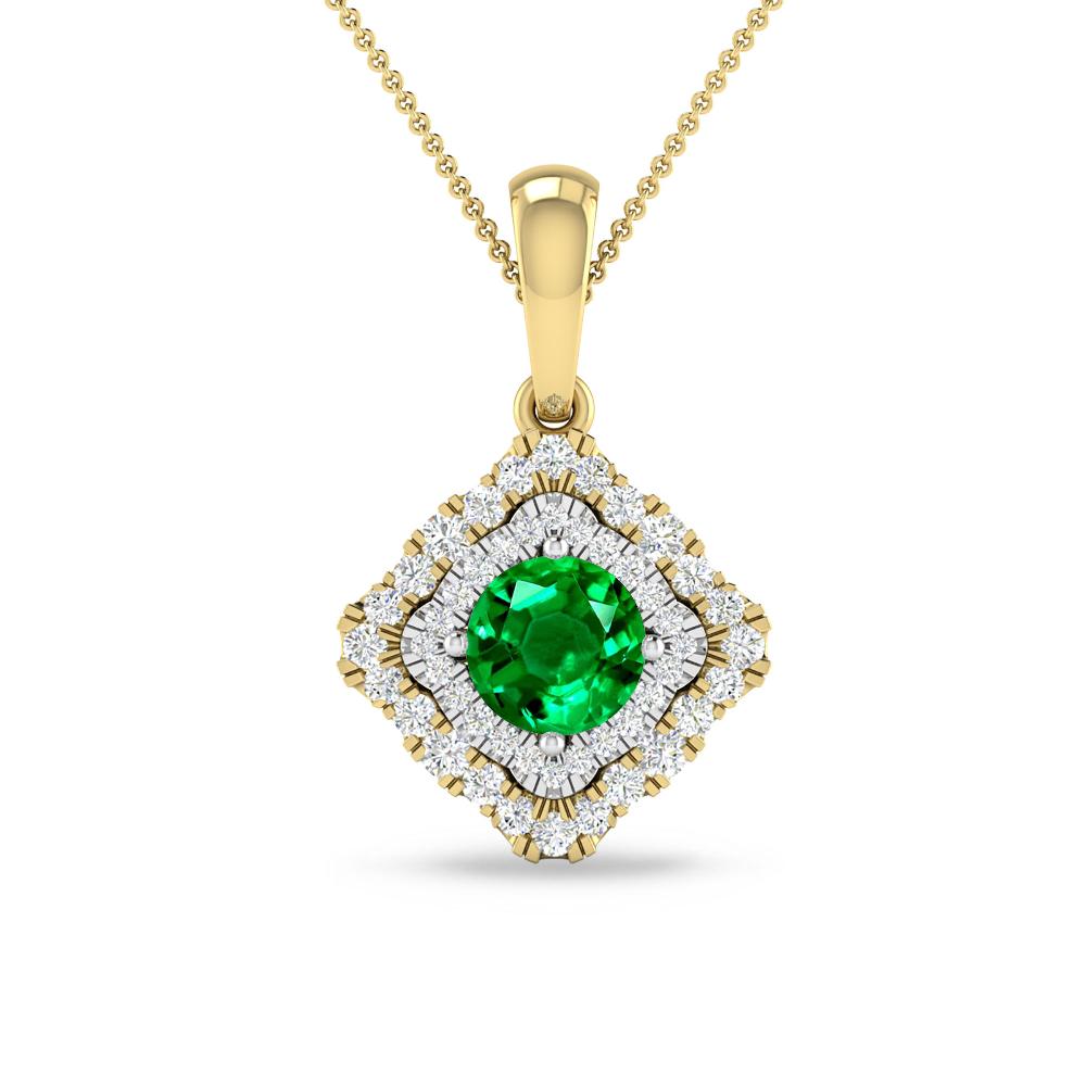 Yellow Gold - Emerald