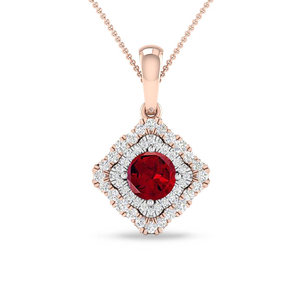 Rose Gold - Garnet