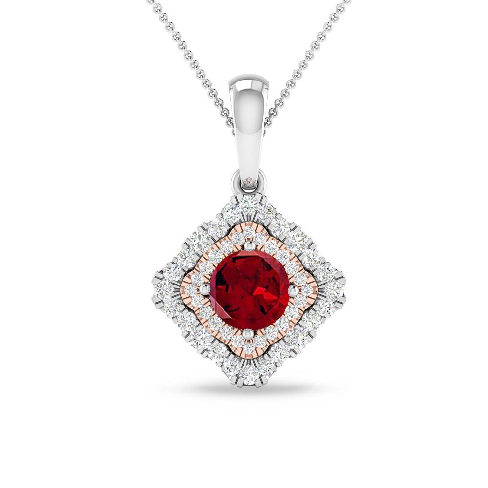 White Gold - Garnet