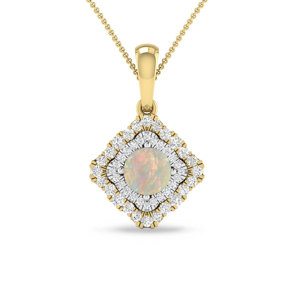 Yellow Gold - Opal