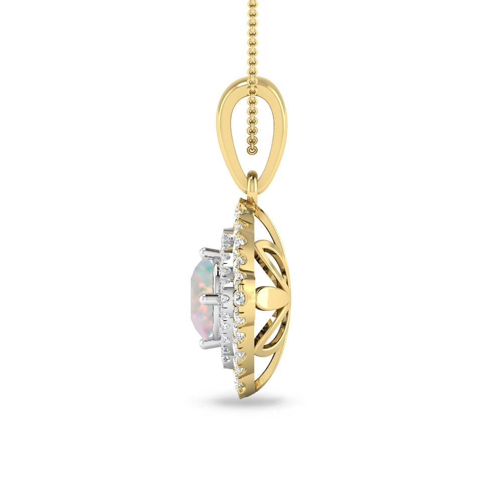 Yellow Gold - Opal