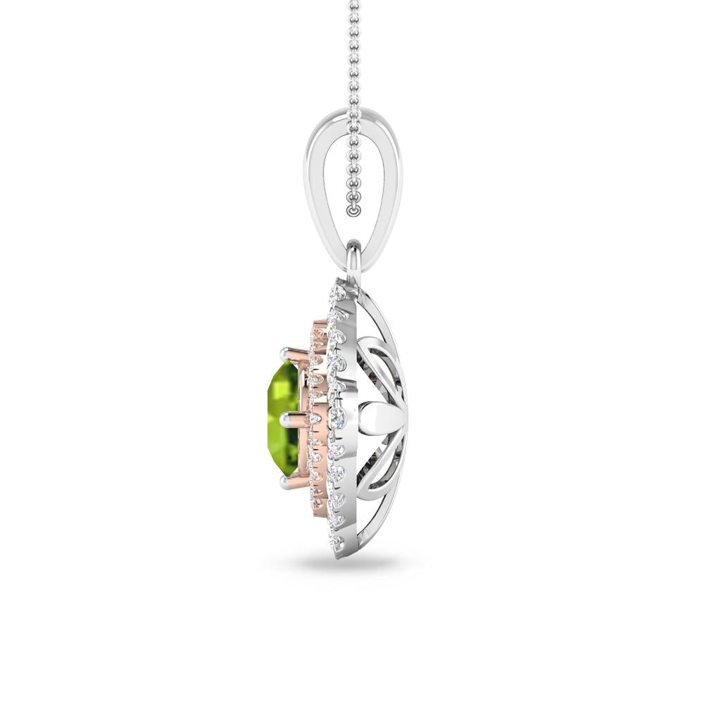 White Gold - Peridot