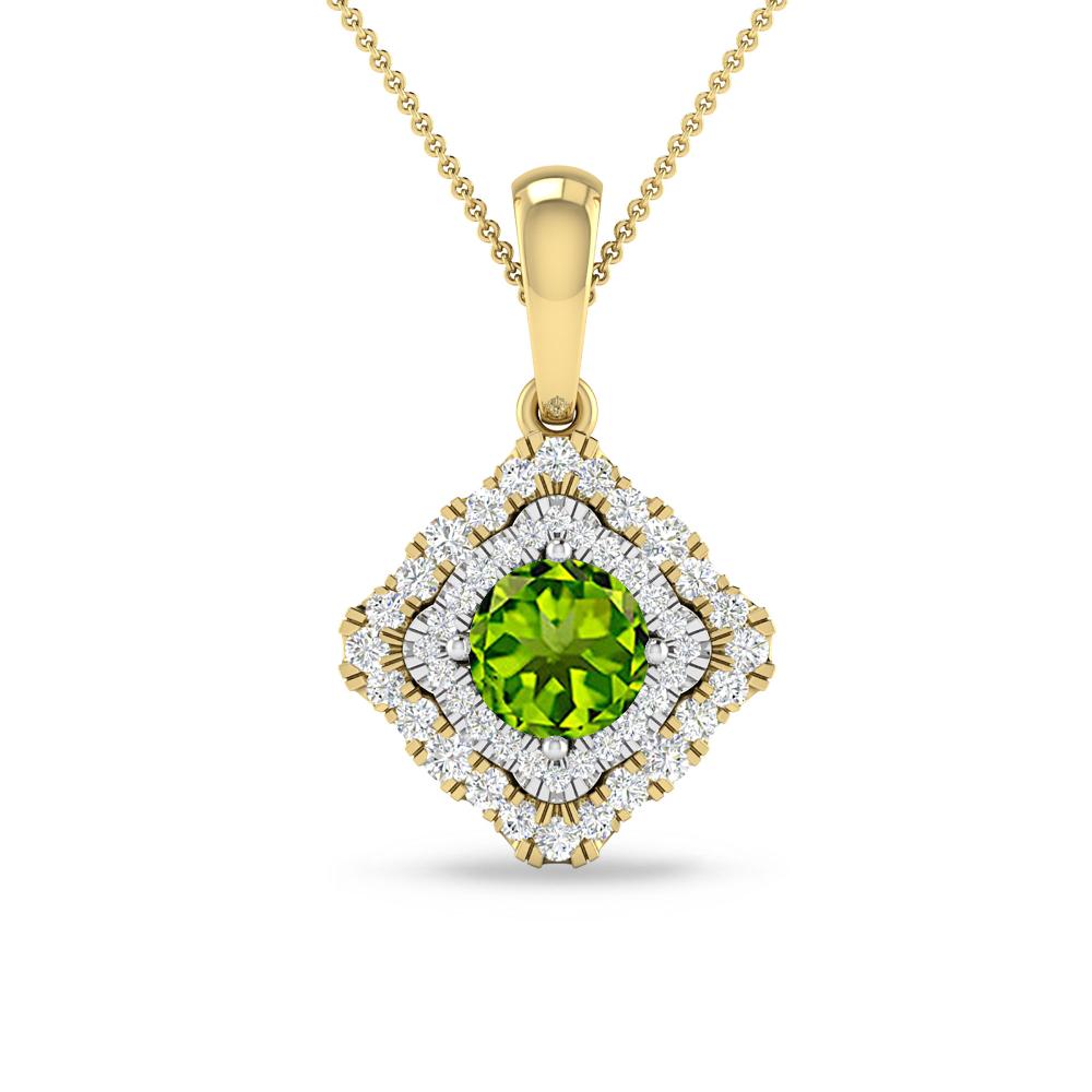 Yellow Gold - Peridot