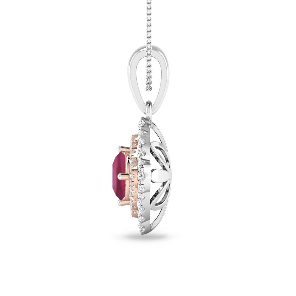 White Gold - Pink Tourmaline