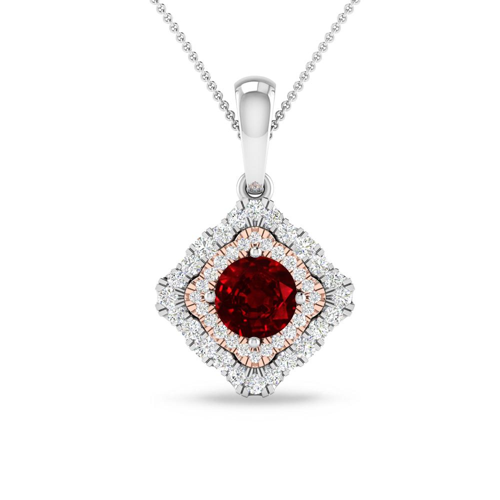 White Gold - Ruby