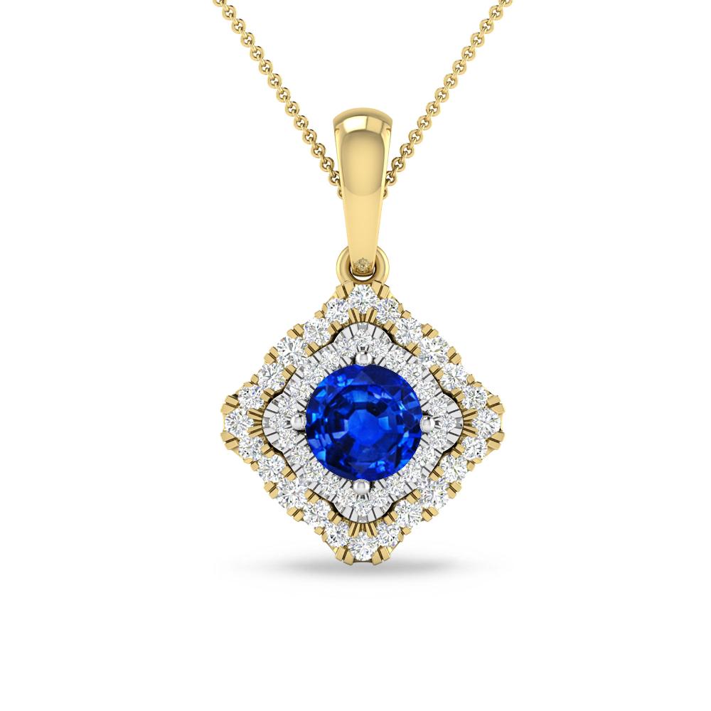 Yellow Gold - Sapphire