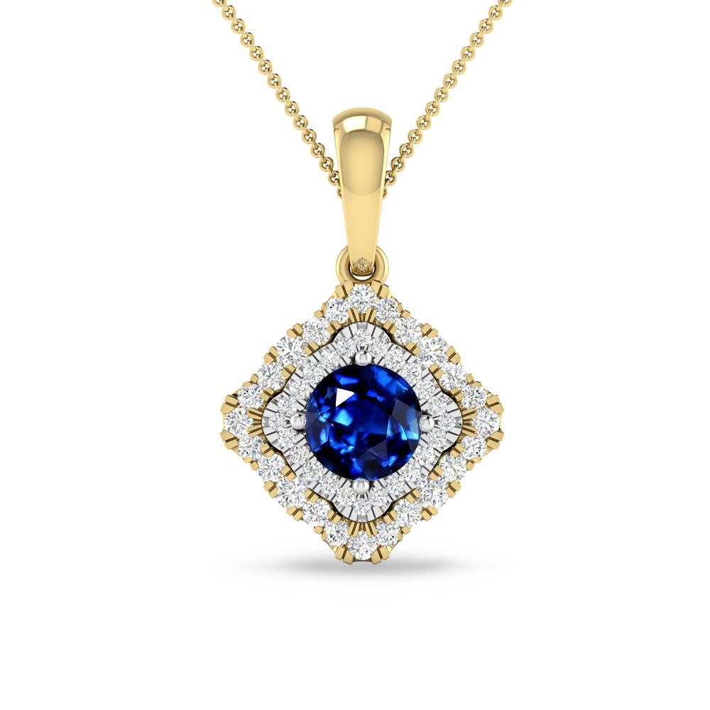 Yellow Gold - Sapphire