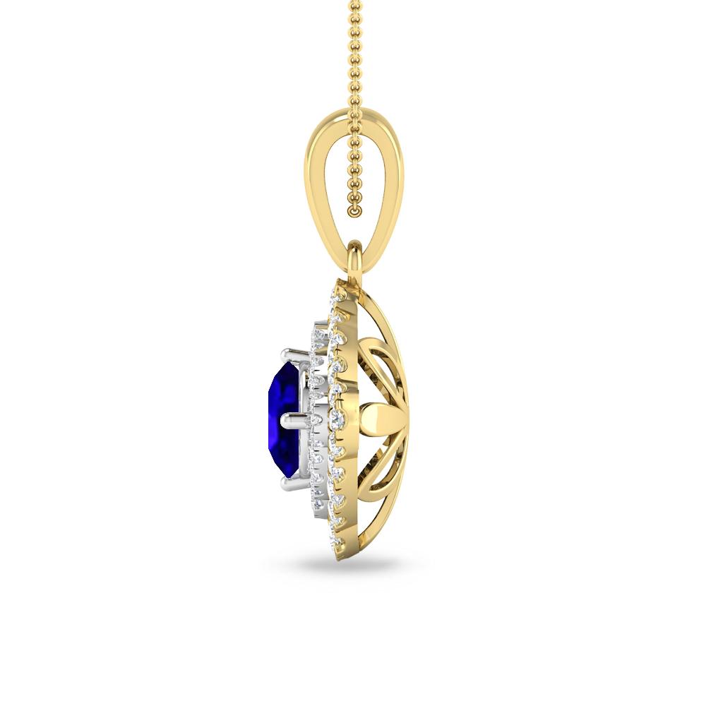 Yellow Gold - Tanzanite