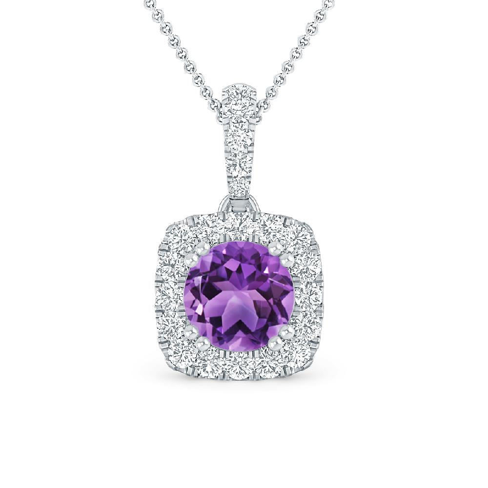 White Gold - Amethyst