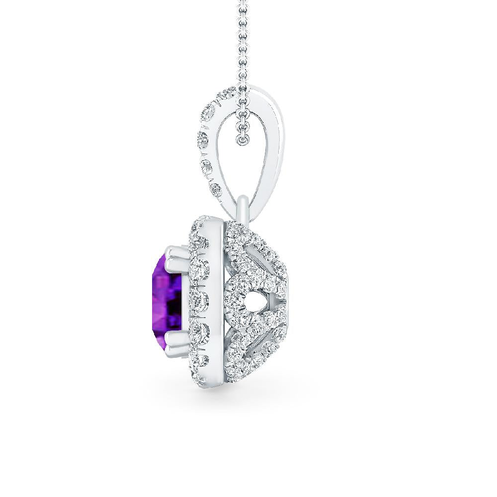 White Gold - Amethyst