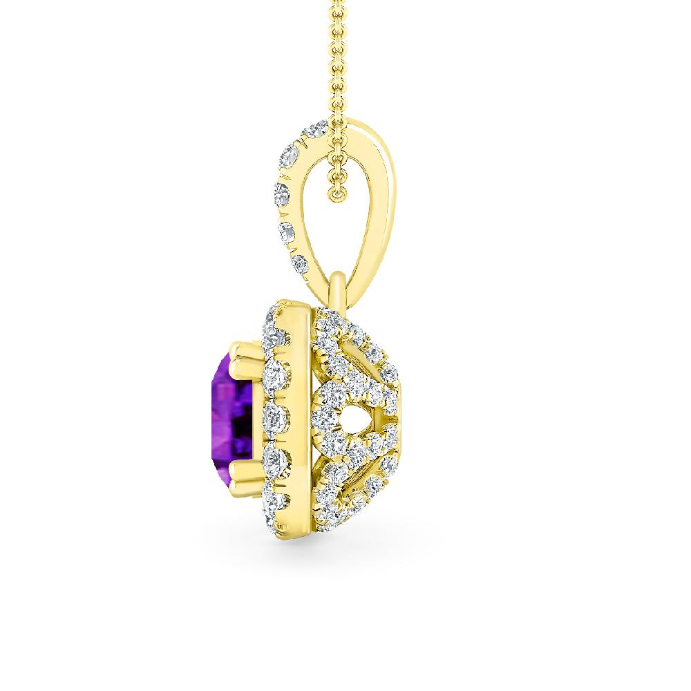 Yellow Gold - Amethyst