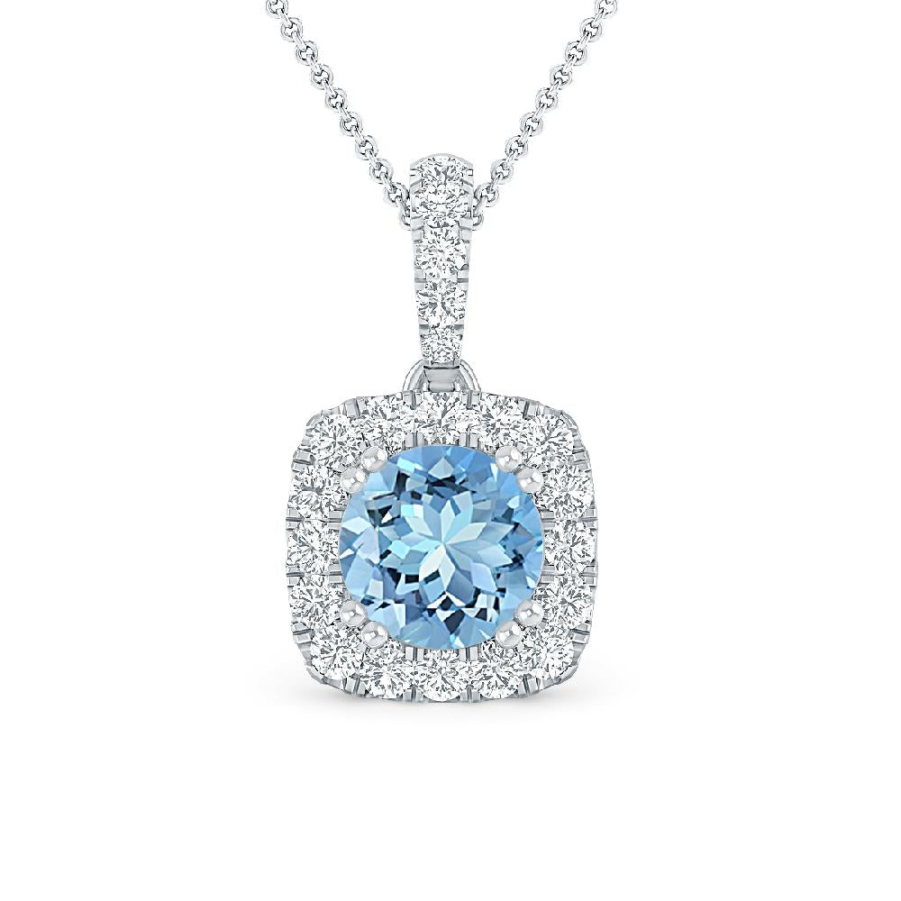 White Gold - Aquamarine