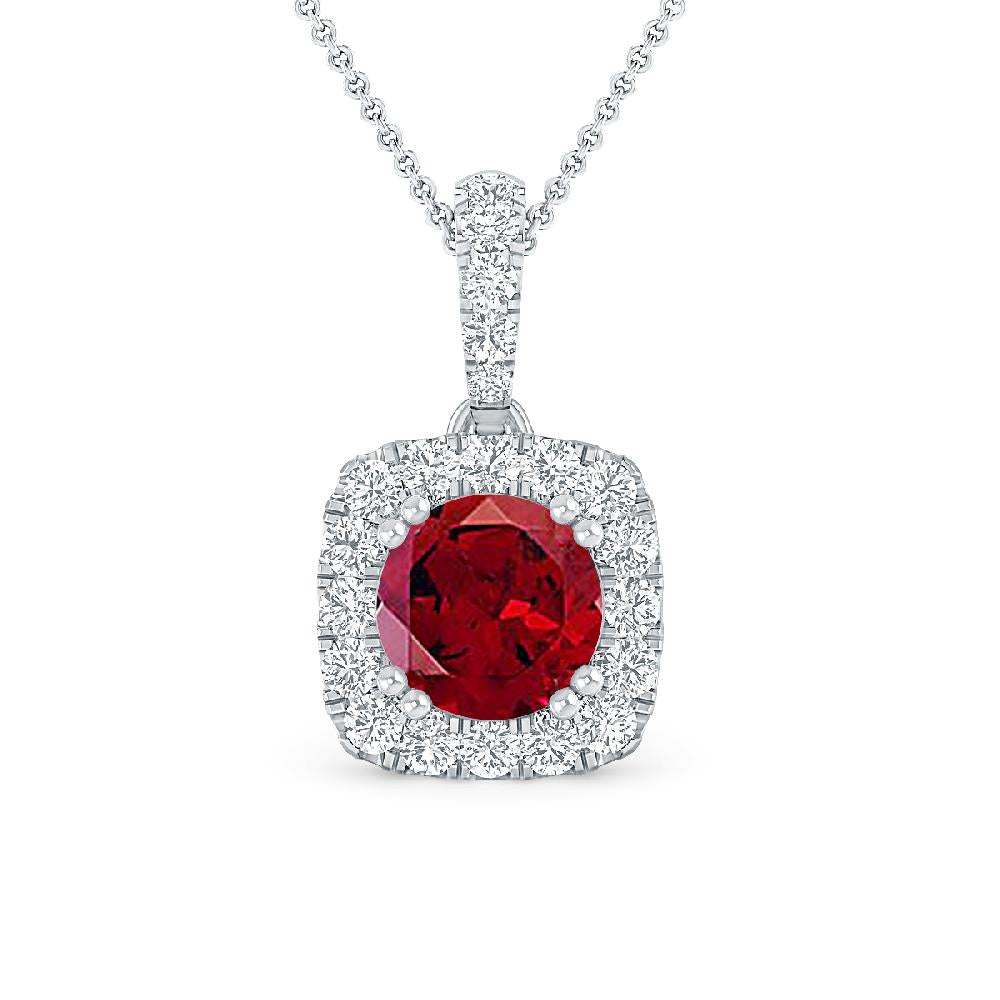 White Gold - Garnet