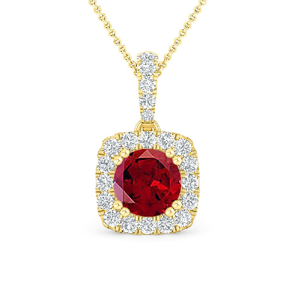 Yellow Gold - Garnet