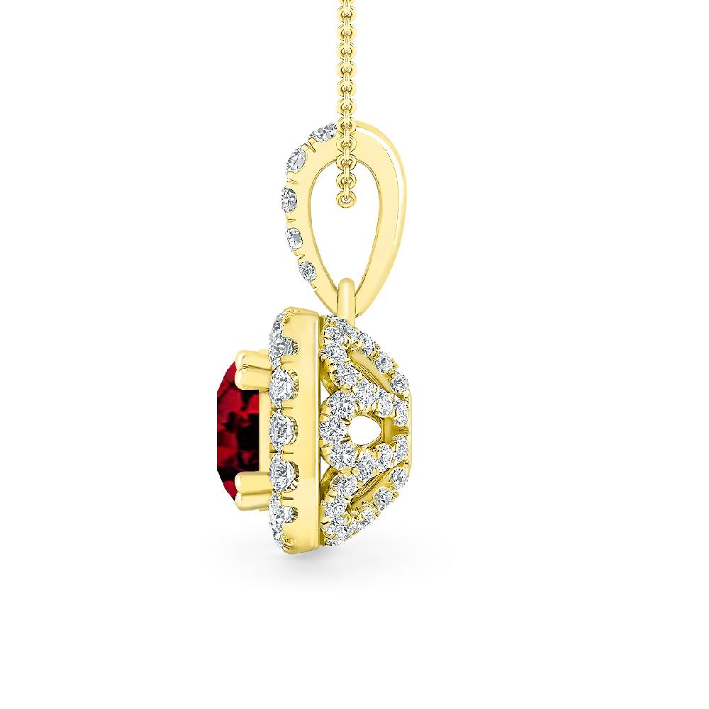 Yellow Gold - Garnet