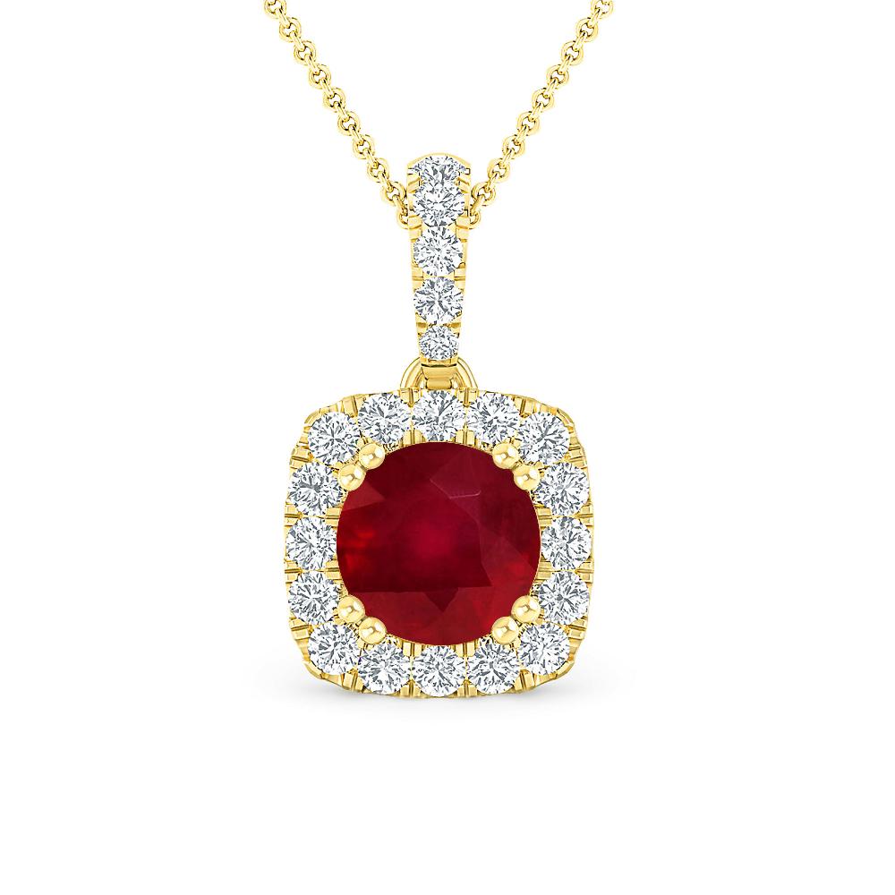 Yellow Gold - Ruby