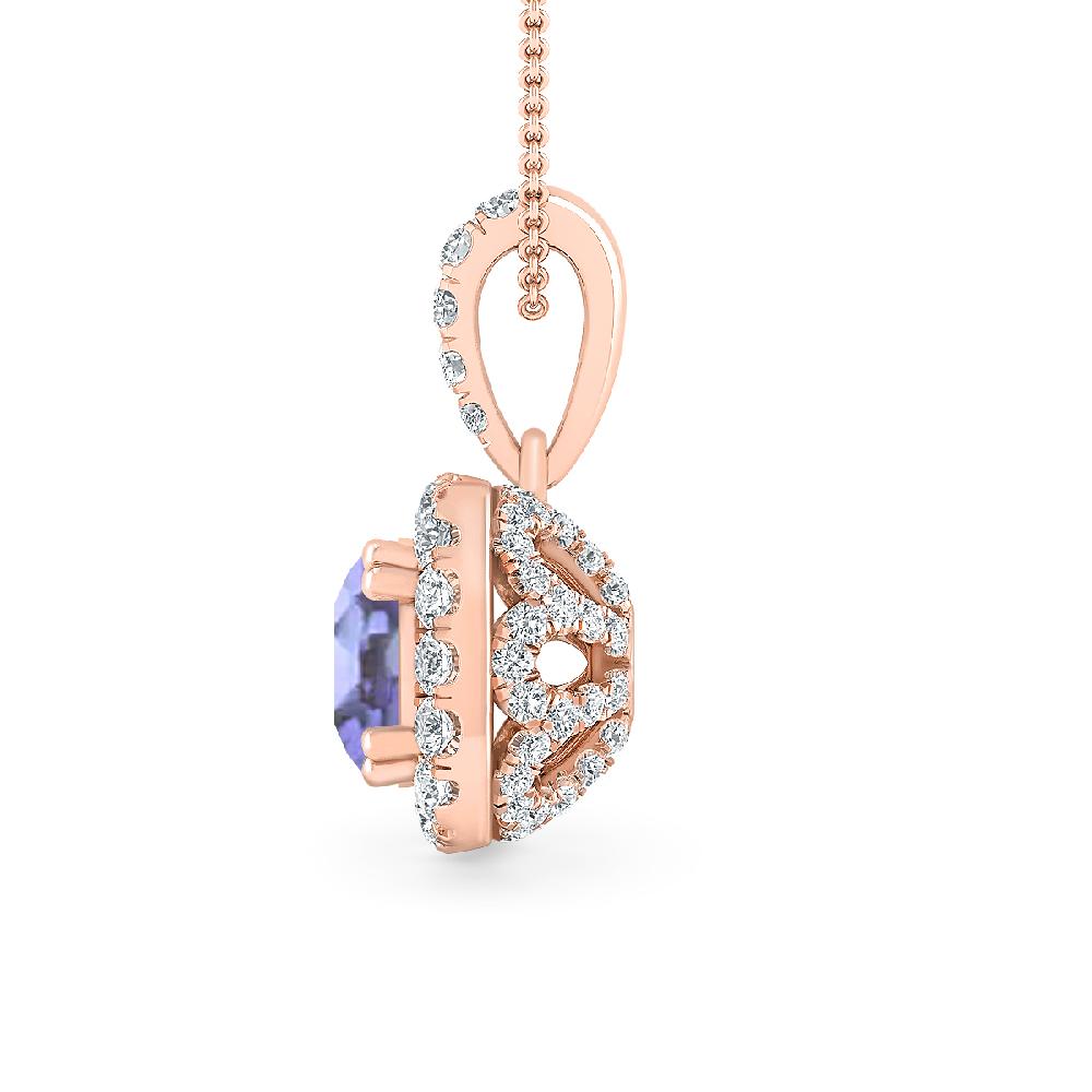 Rose Gold - Tanzanite