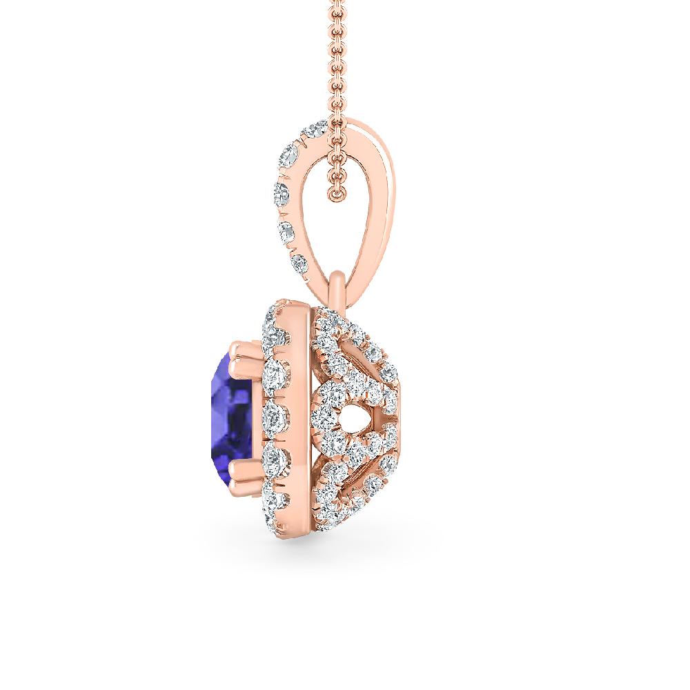 Rose Gold - Tanzanite