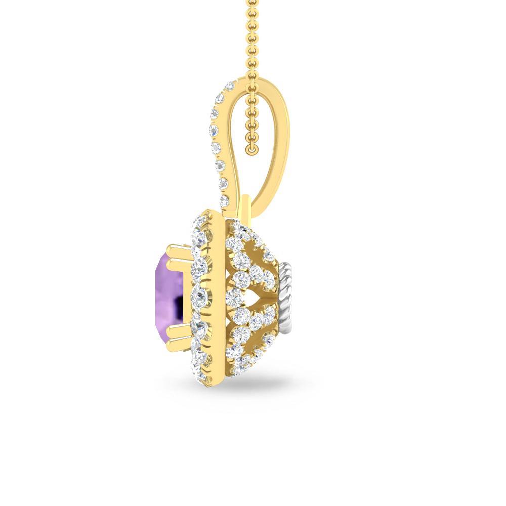 Yellow Gold - Amethyst