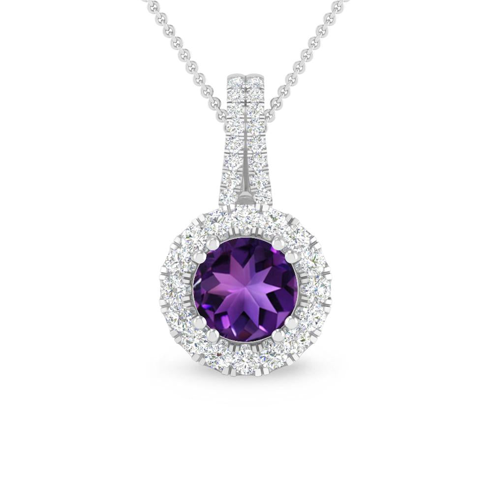 White Gold - Amethyst