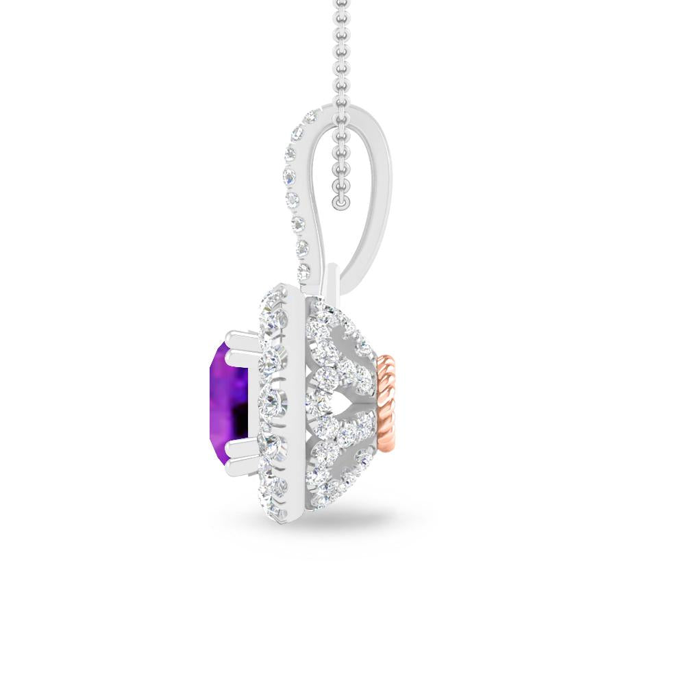 White Gold - Amethyst