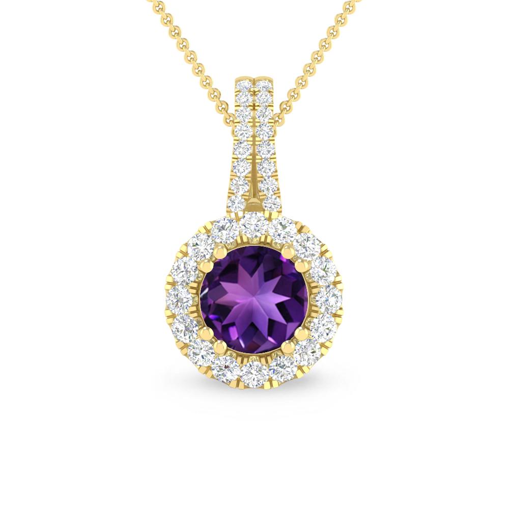 Yellow Gold - Amethyst