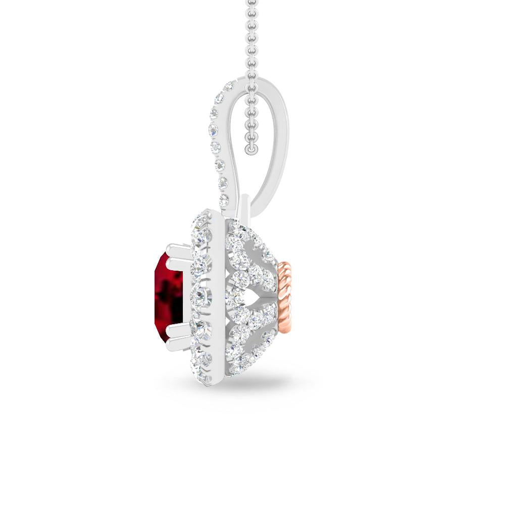 White Gold - Garnet