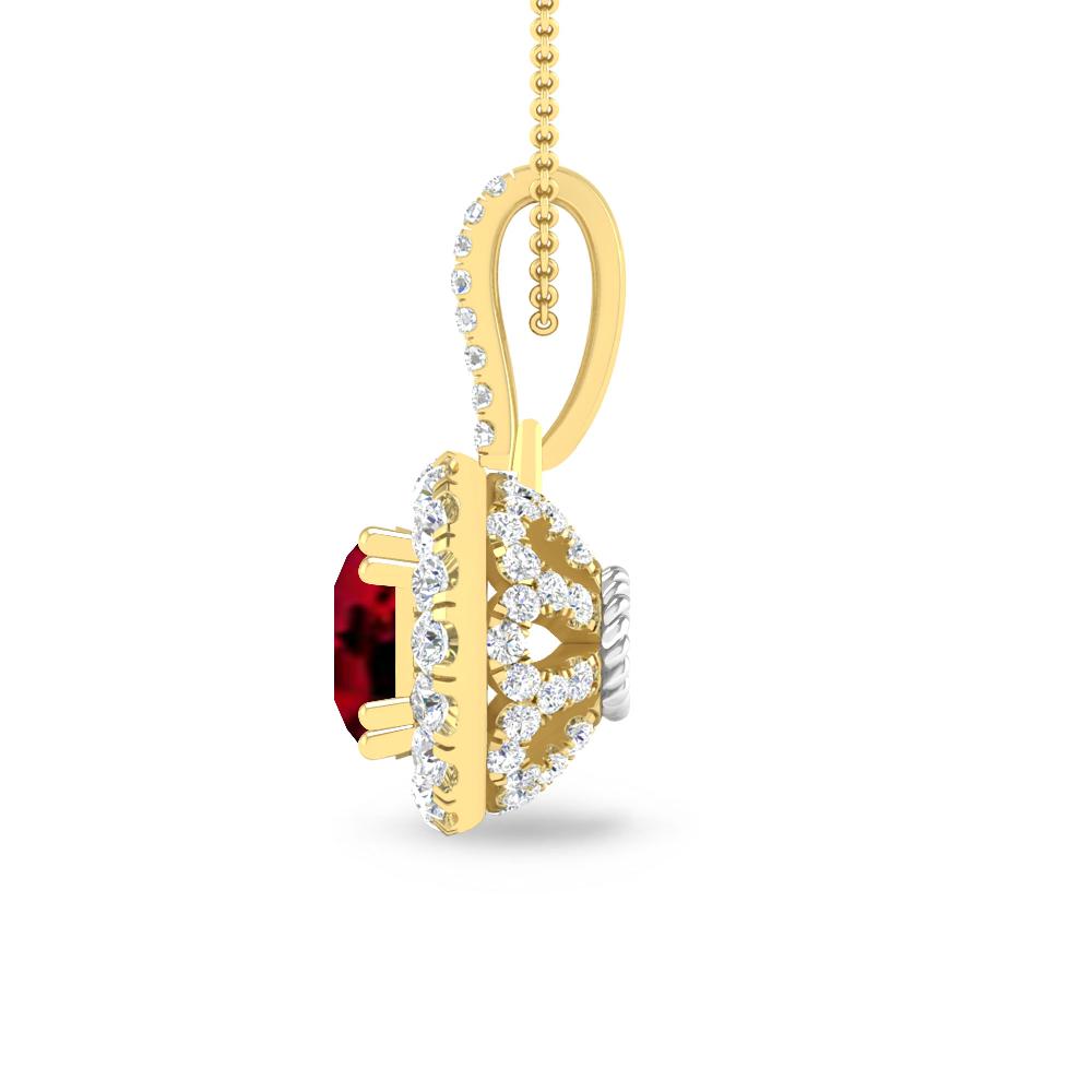 Yellow Gold - Garnet