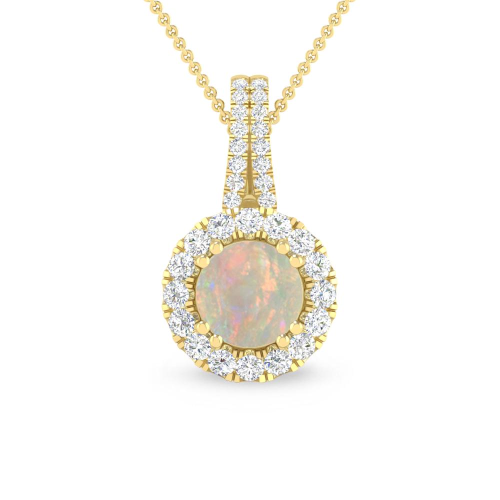 Yellow Gold - Opal