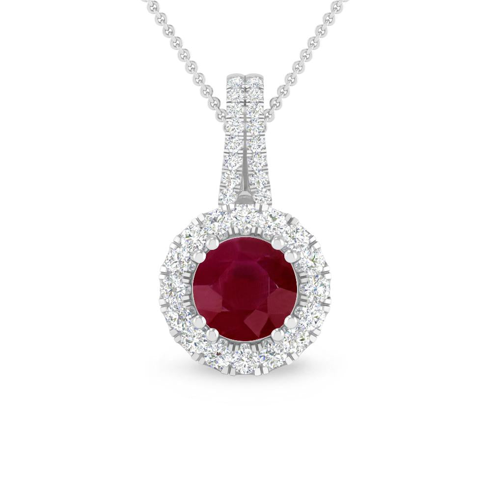 White Gold - Ruby