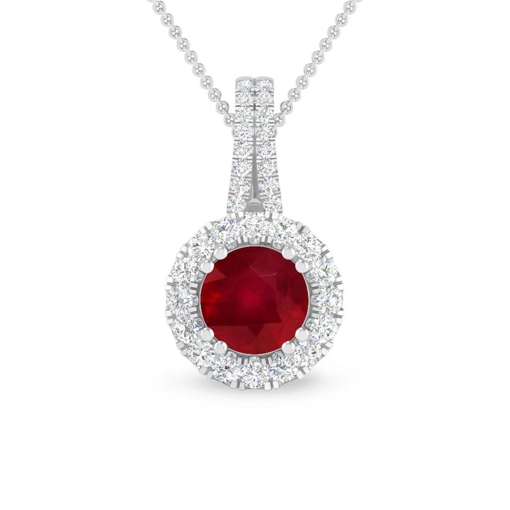 White Gold - Ruby