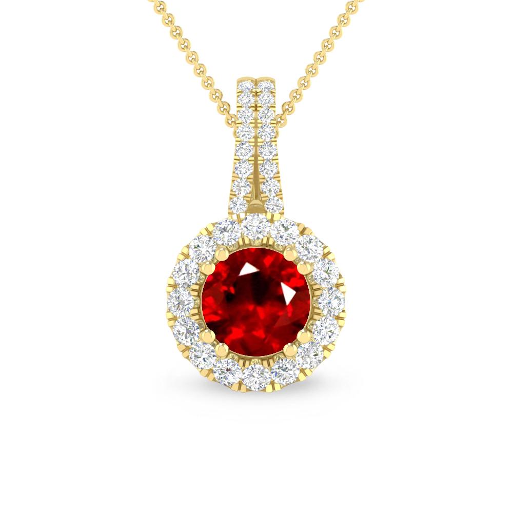 Yellow Gold - Ruby