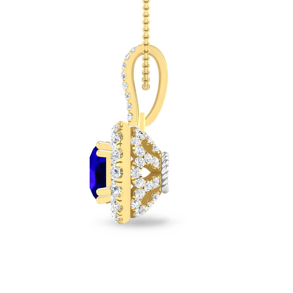 Yellow Gold - Tanzanite