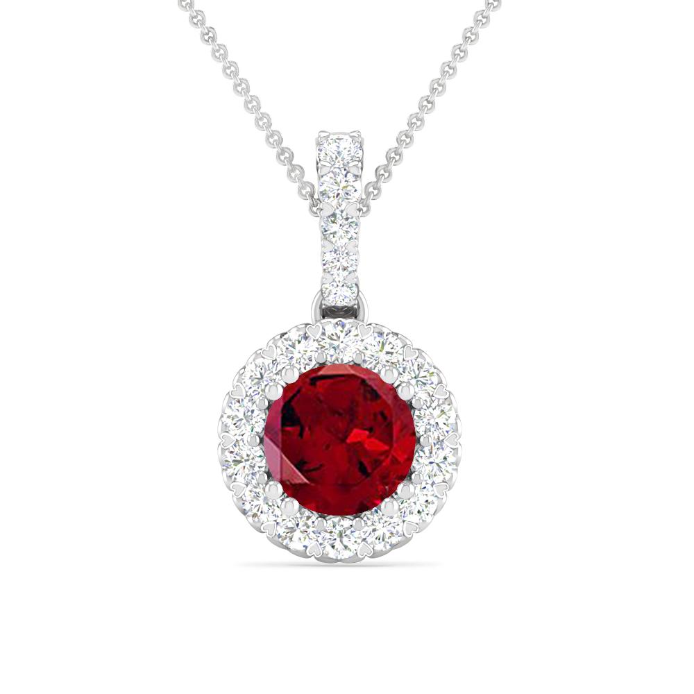 White Gold - Garnet