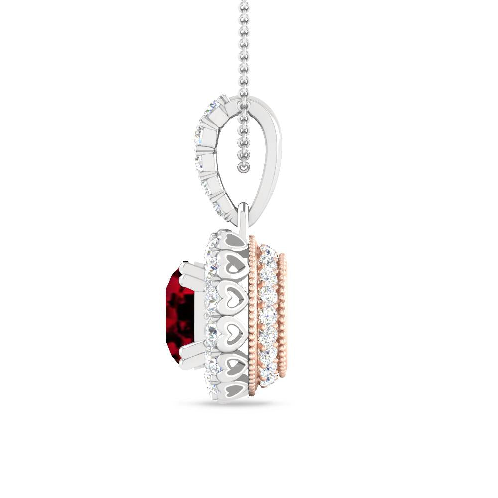 White Gold - Garnet