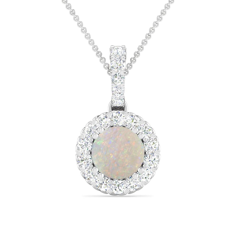 White Gold - Opal