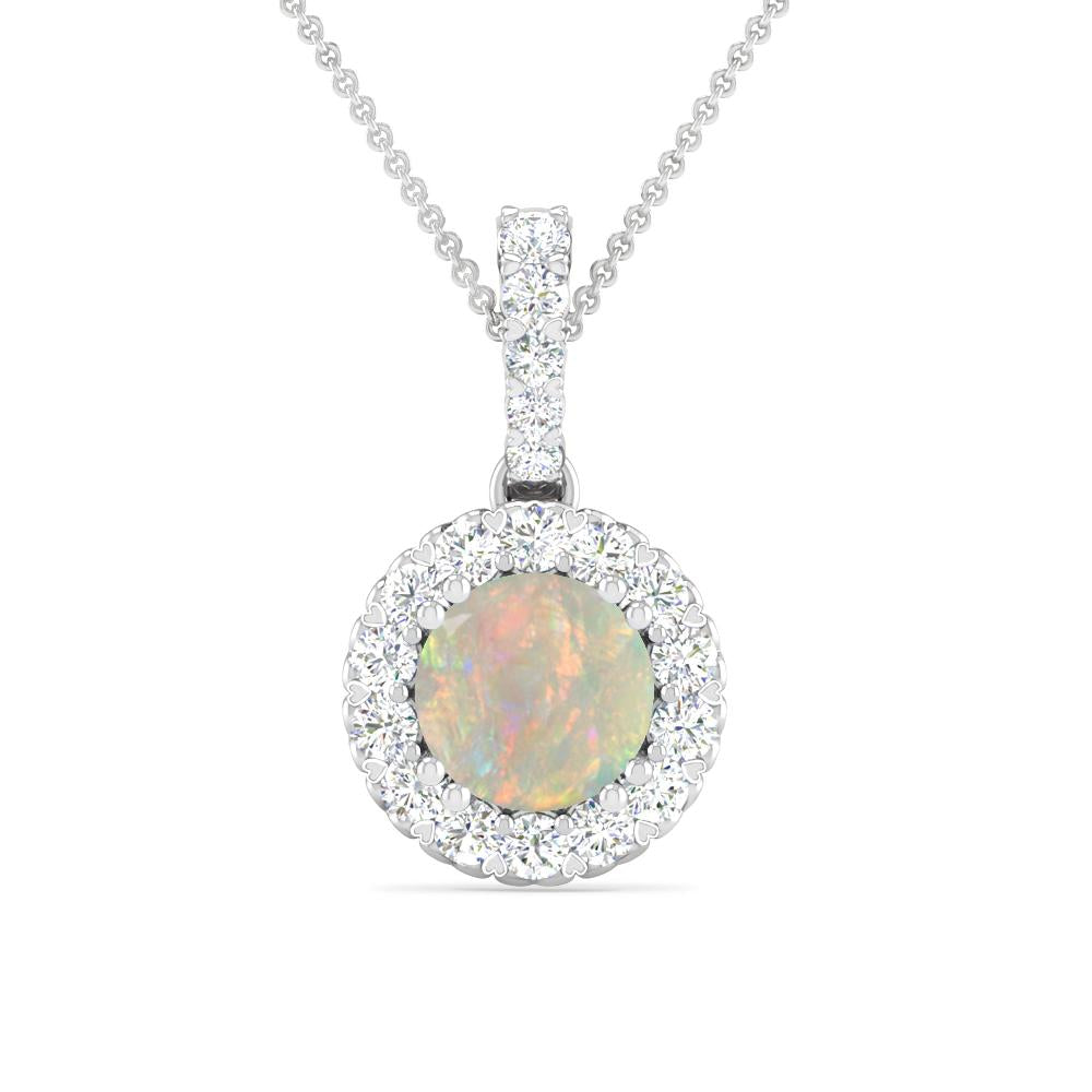 White Gold - Opal