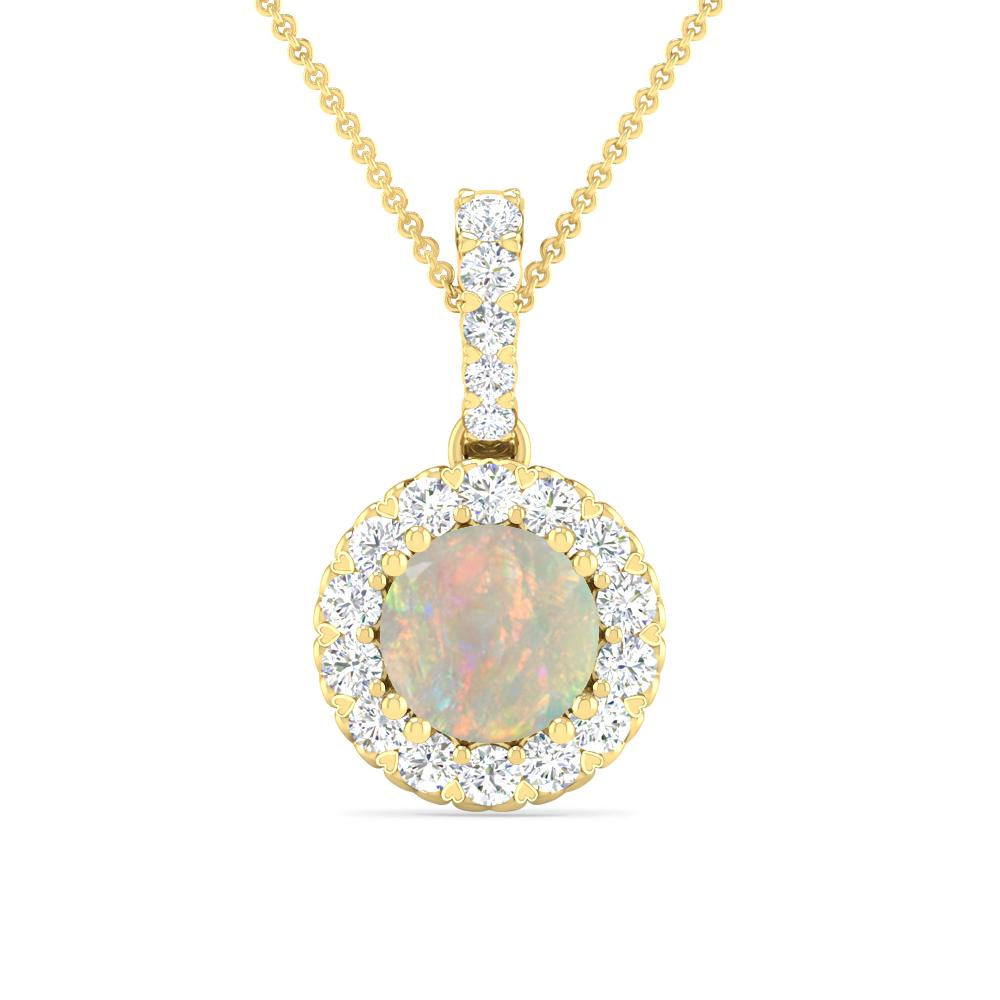 Yellow Gold - Opal