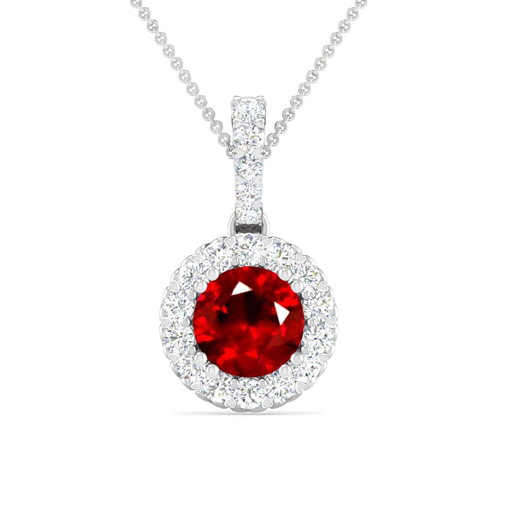 White Gold - Ruby