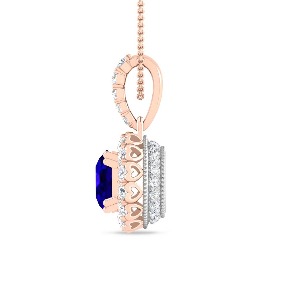 Rose Gold - Tanzanite