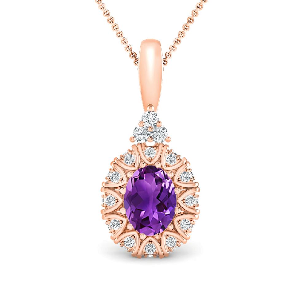 Rose Gold - Amethyst